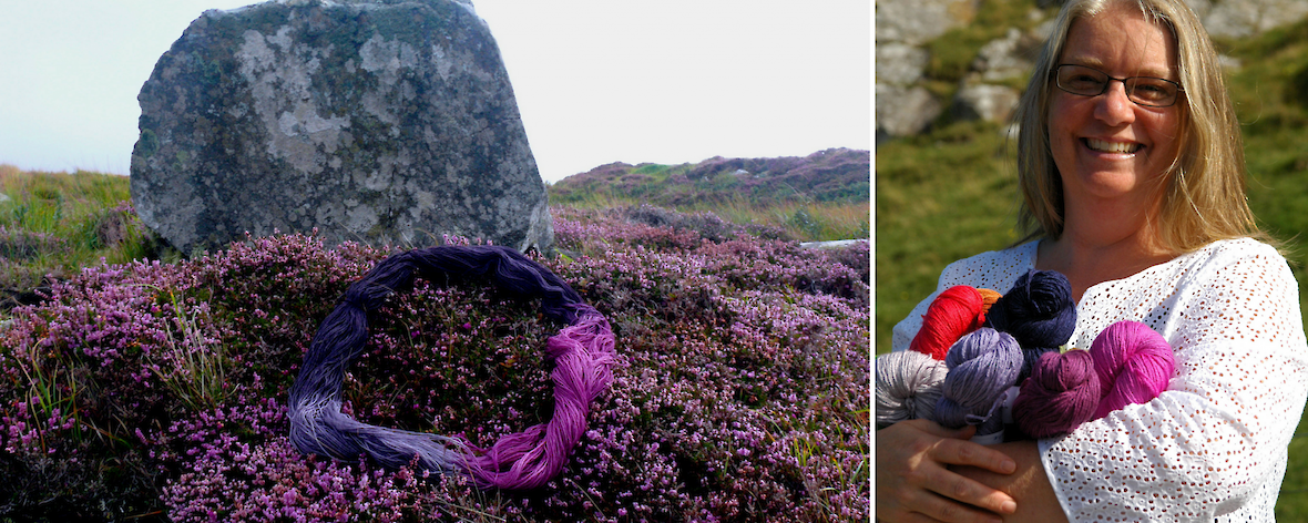 Helen Lockhart of Ripples Crafts creates beautiful hand-dyed knitting yarns, inspired by the stunning area of Assynt in the Northern Highlands of Scotland. All images copyright Helen Lockhart.