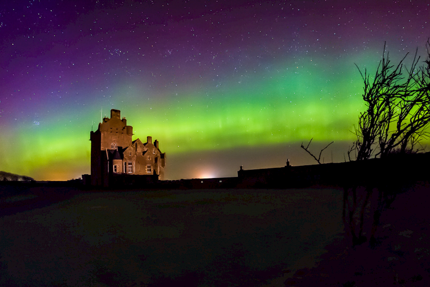 Ackergill Tower at Night - Maciej Winiarczyk