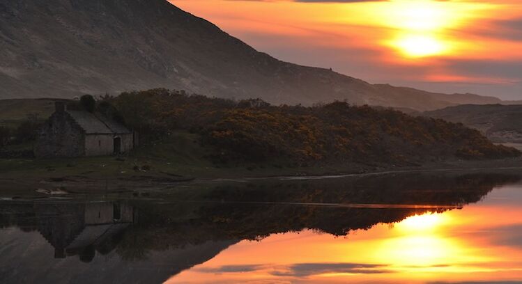 Strathnaver Museum sunset view