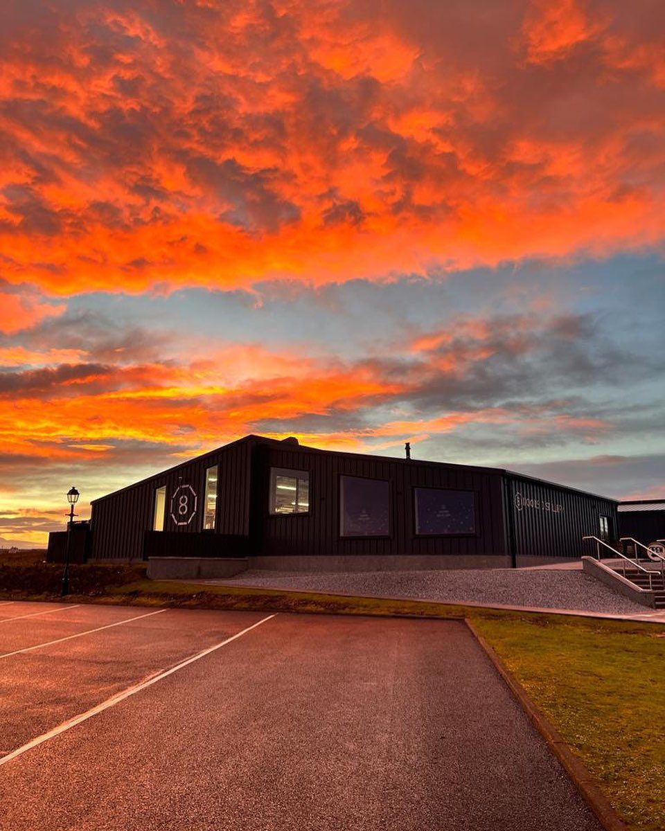 Golden Sunset over 8 Doors Distillery John O’Groats
