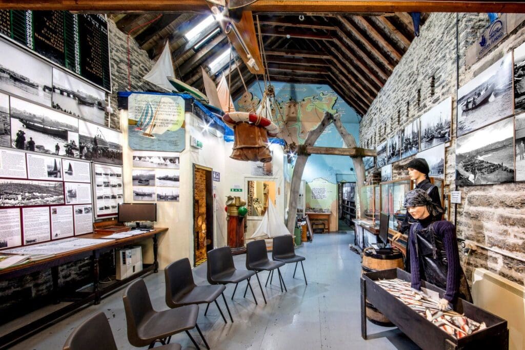 Exhibit at Wick Heritage Museum, Caithness, on the North Coast 500 showcasing North Highland history