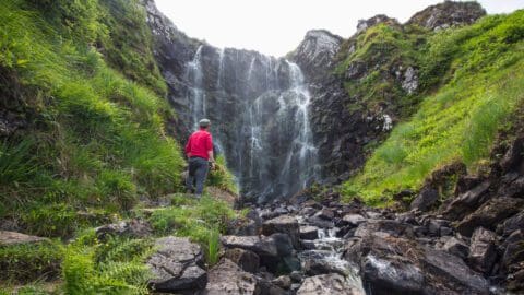 Clashnessie waterfall, Sutherland, Landmarks, Attractions, North Highlands, Nature, Outdoors