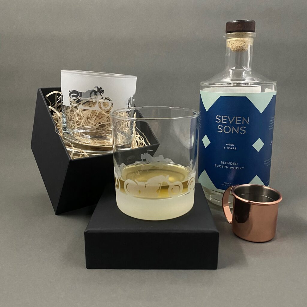 Marks and Pencils personalised glassware, gifts and souvenirs from Caithness and Sutherland