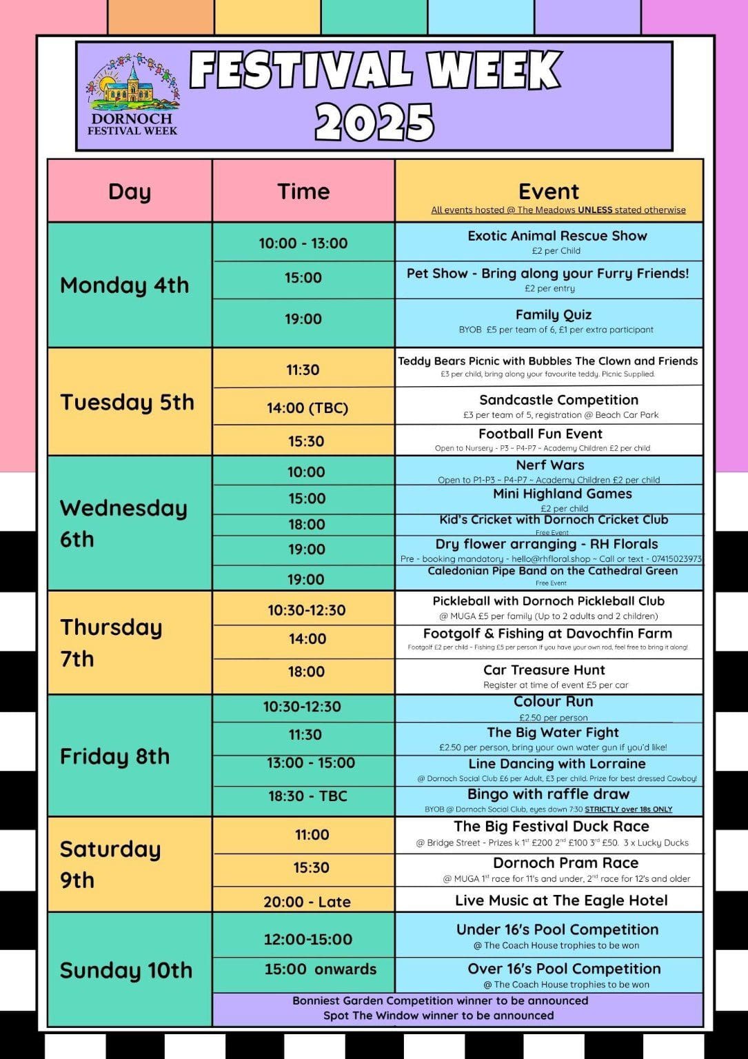 Dornoch Festival Week 2025