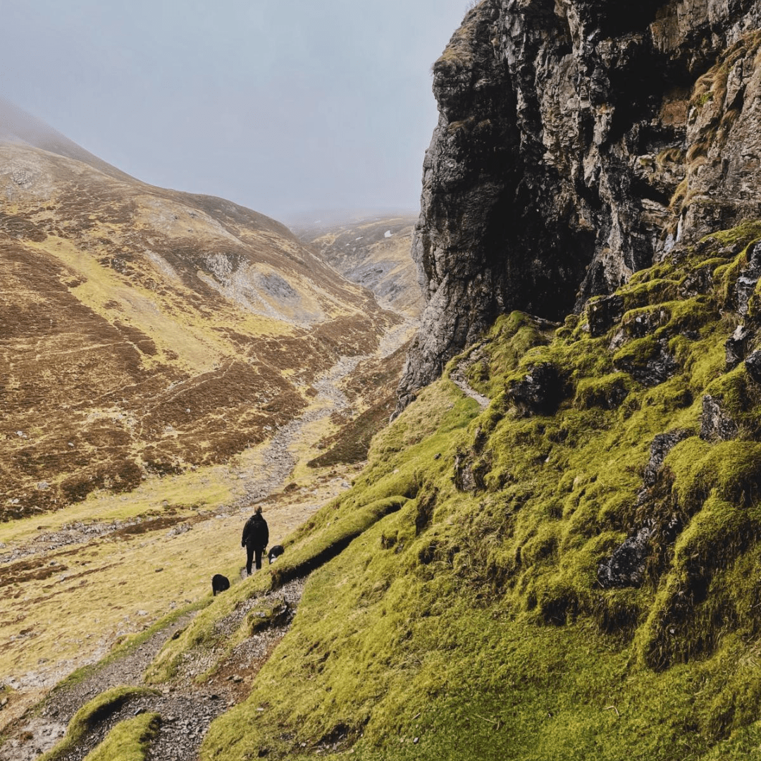 The Bone Caves at Inchnadamph, West Sutherland, North Highlands. Walking and cycling North Highlands