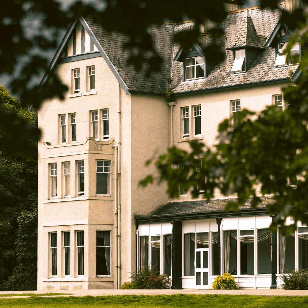 Outside shot of the Dornoch Station Hotel, East Sutherland, North Highlands