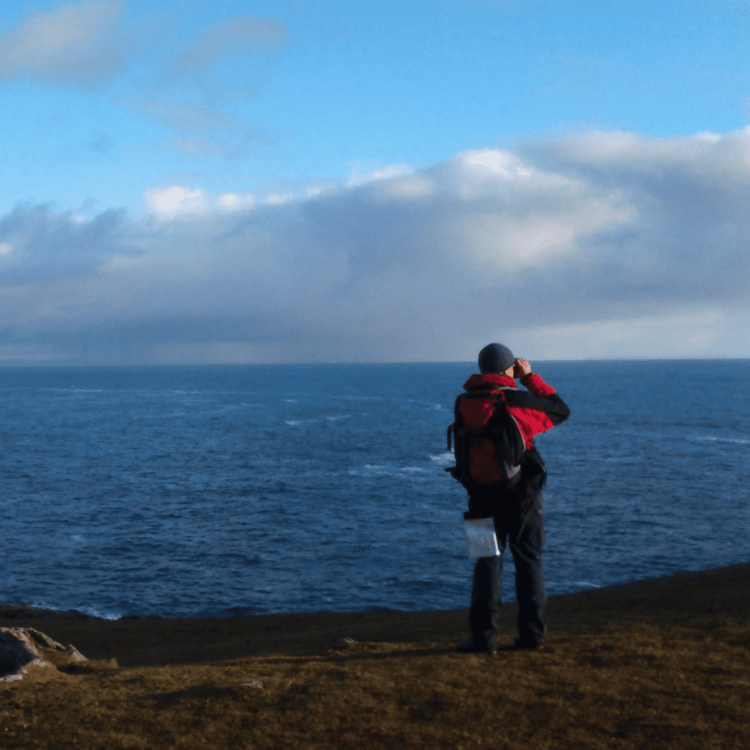 Walking at Strathy by the sea, Sutherland, North Highlands. Walking in the North Highlands.
