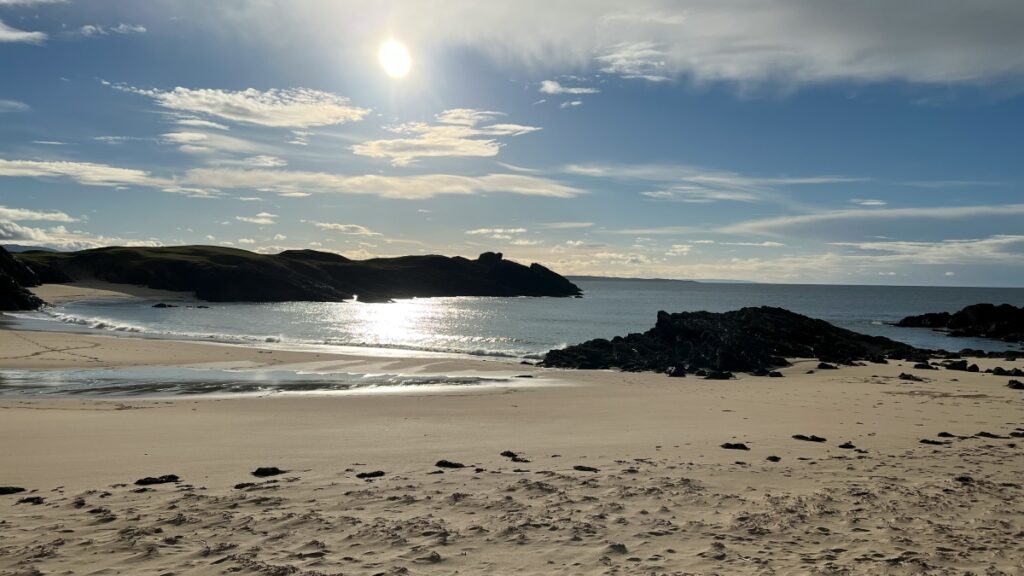 North Highland Beach Retreat scene in Winter