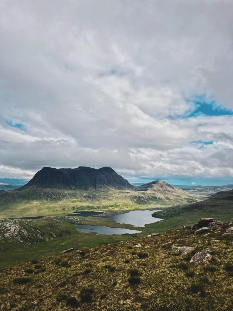 View from Stac Pollaidh, North Coast 500, North Highlands