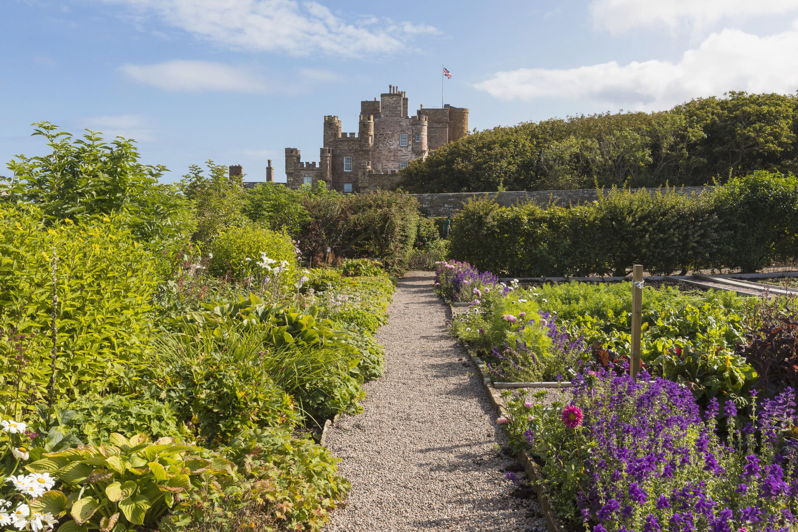 The Castle of Mey was built by George, the 4th Earl of Caithness, in 1573. HM Queen Elizabeth The Queen Mother purchased the castle in 1952. The castle and garden tour is complimented by an animal centre, gift shop and tearoom.
