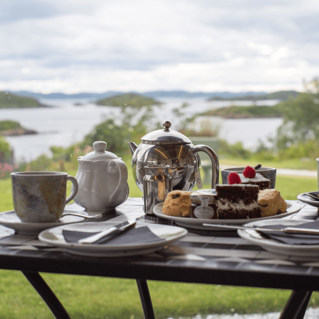 Afternoon Tea at Eddrachilles Hotel, Places to eat North Coast 500, West Sutherland
