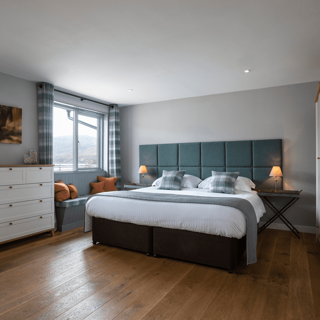 Kylesku Hotel Bedroom, West Sutherland, North Coast 500 Accommodation