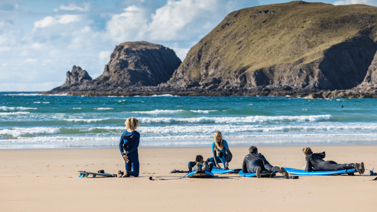 Surf Lesson Activity at Farr Bay, Highland with North Coast Watersports