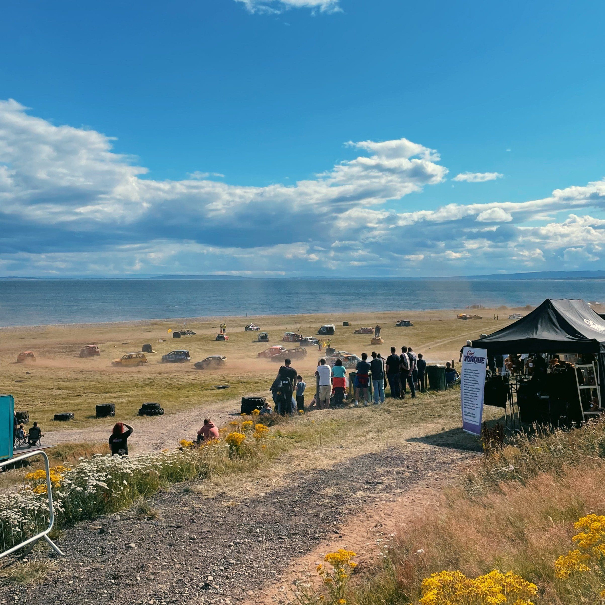 Golspie Gala Banger Demolition Derby family fun event