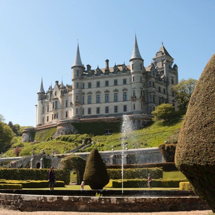 Dunrobin Castle visitor attraction on the North Coast 500