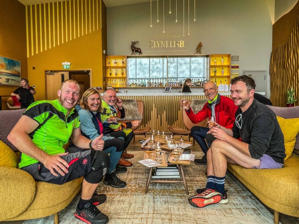 A North Highland Cycling Tour at Clynelish Distillery in Brora, NC500