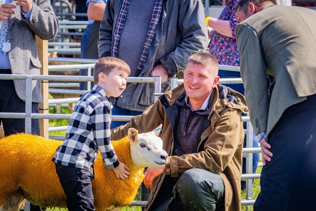 Young livestock showing at Caithness County Show