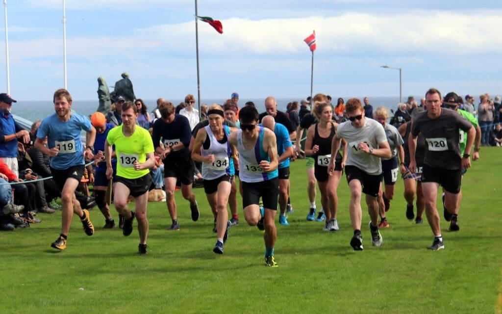 Time Trials for runners at the Helmsdale Highland Games
