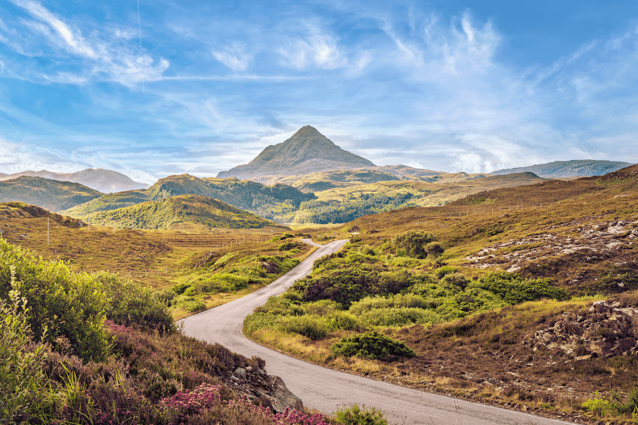 The view of Ben Stack from the NC500, North Highlands